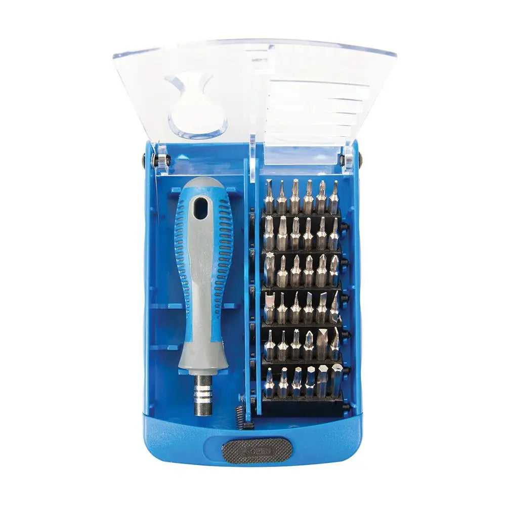 Silverline Precision Screwdriver Bit Set 37pce  White Rose Tools
