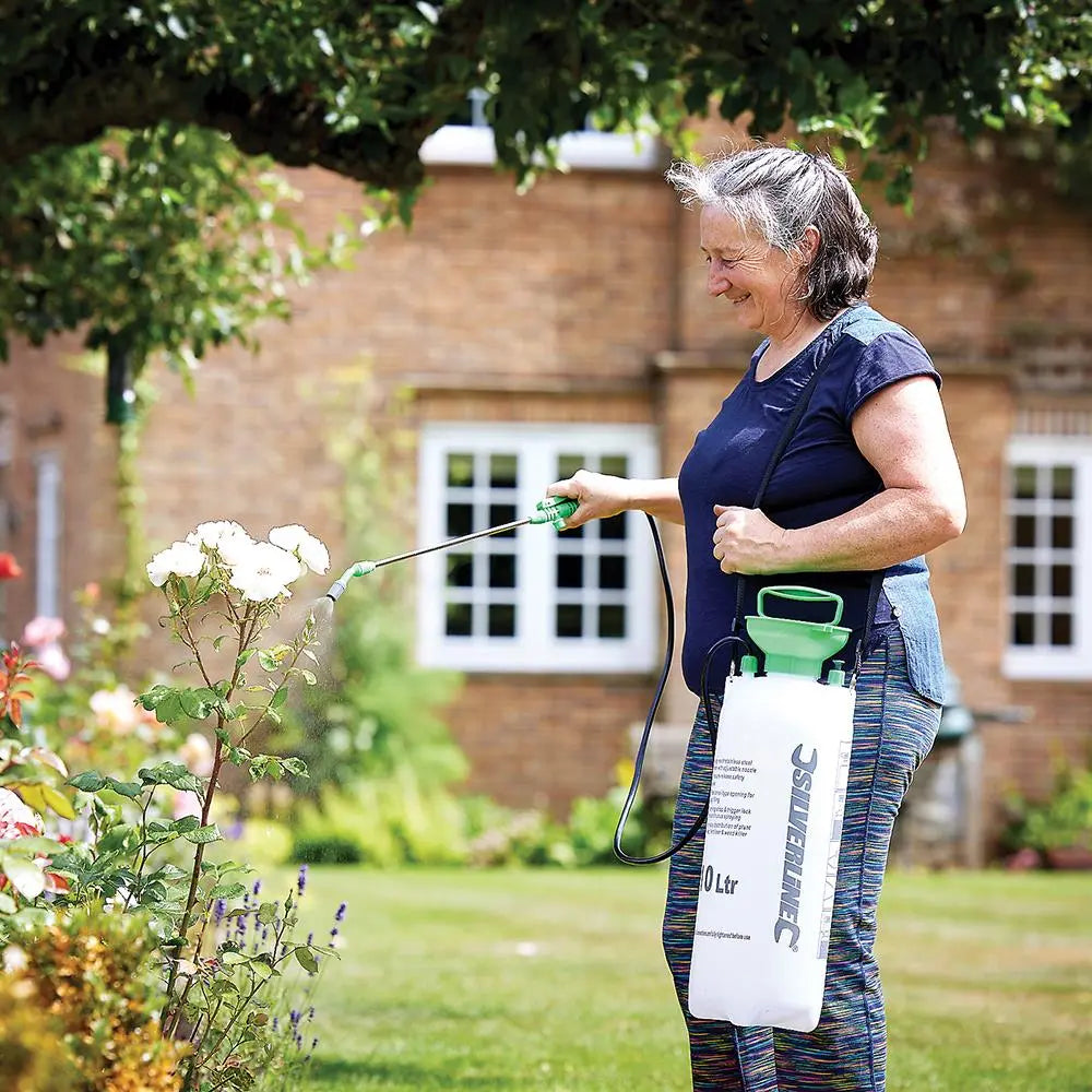 Silverline Pressure Sprayer 10Ltr 630070  White Rose Tools