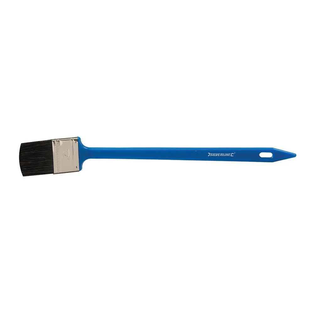 Silverline Radiator Long Reach Paint Brush Handle Flexible Decorating DIY 