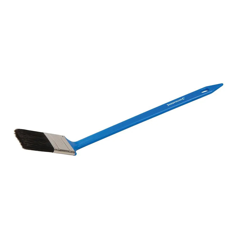 Silverline Radiator Long Reach Paint Brush Handle Flexible Decorating DIY 