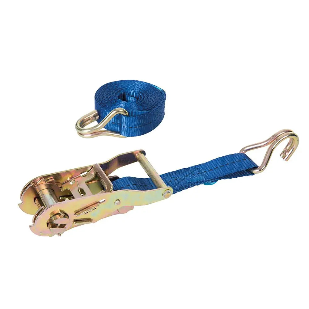 Silverline Ratchet Tie Down Strap Cargo Lash J-Hook 1000-2750kg 