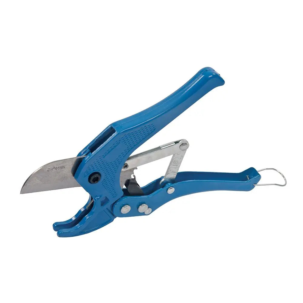 Silverline Ratcheting Vinyl Pipe Cutter 42mm Conduit Plastic 