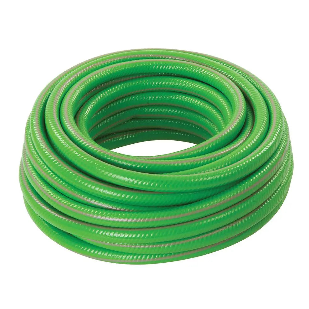 Silverline Reinforced PVC Garden Hose 15m 633627  White Rose Tools