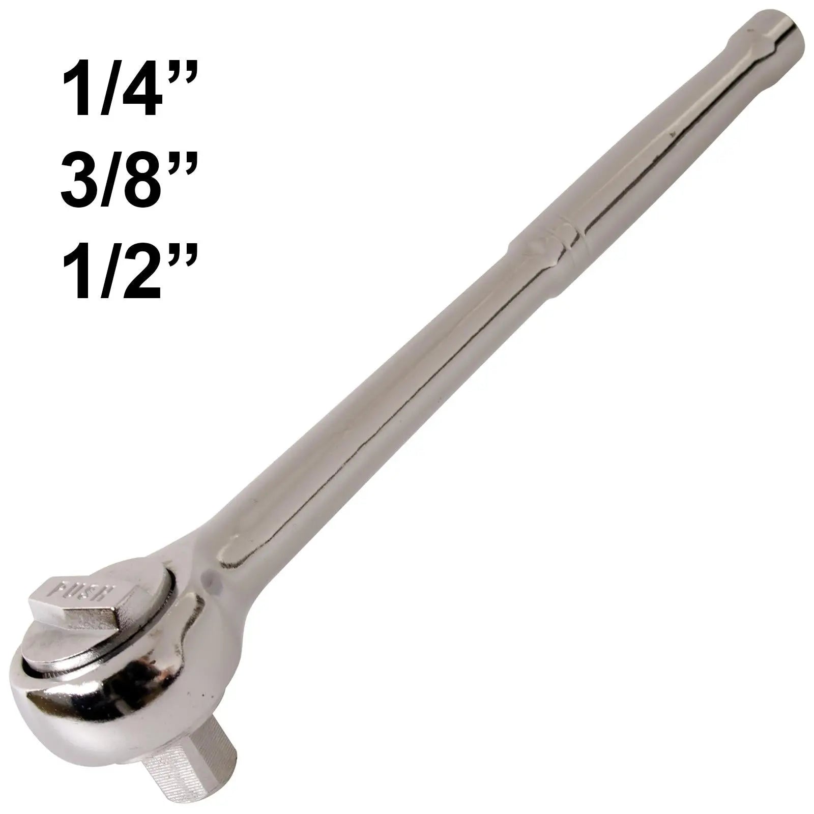 Silverline Reversible Ratchet Handle 1/4", 3/8" and 1/2" Drive 
