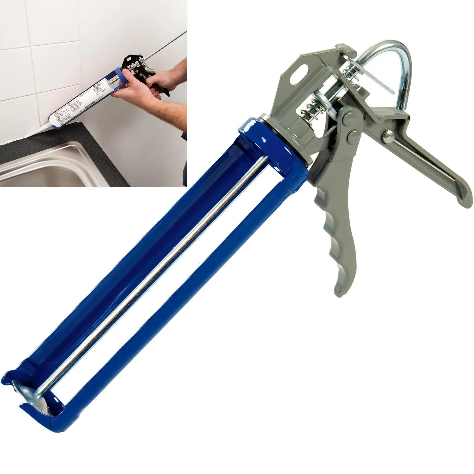 Silverline Rotating Caulking Guns 300ml Or 400ml 