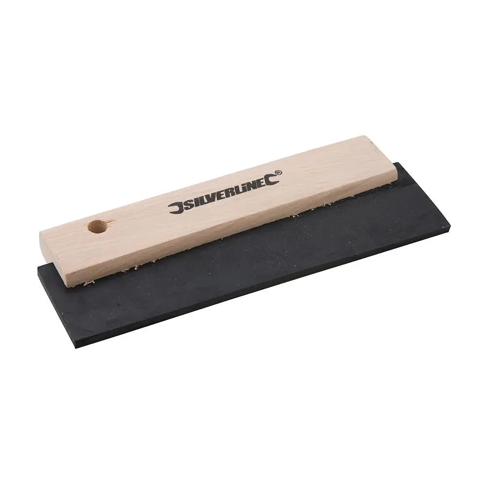 Silverline Rubber Squeegee 200mm 676569  White Rose Tools