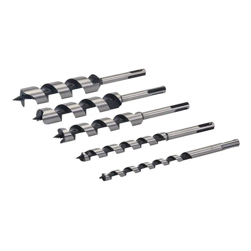 Silverline SDS Plus Auger Bit Set 5pce 10 - 25mm 633483  White Rose Tools
