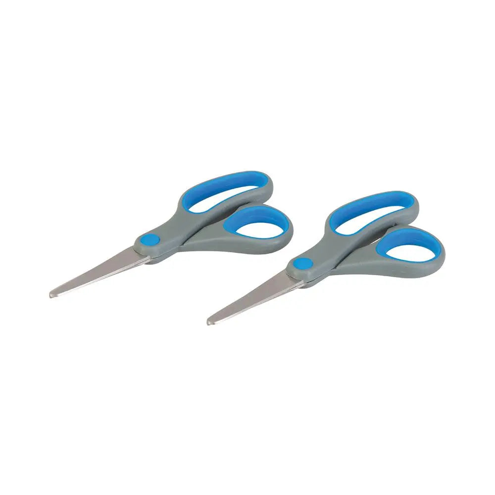 Silverline Scissors 2pk 130mm 529366  White Rose Tools
