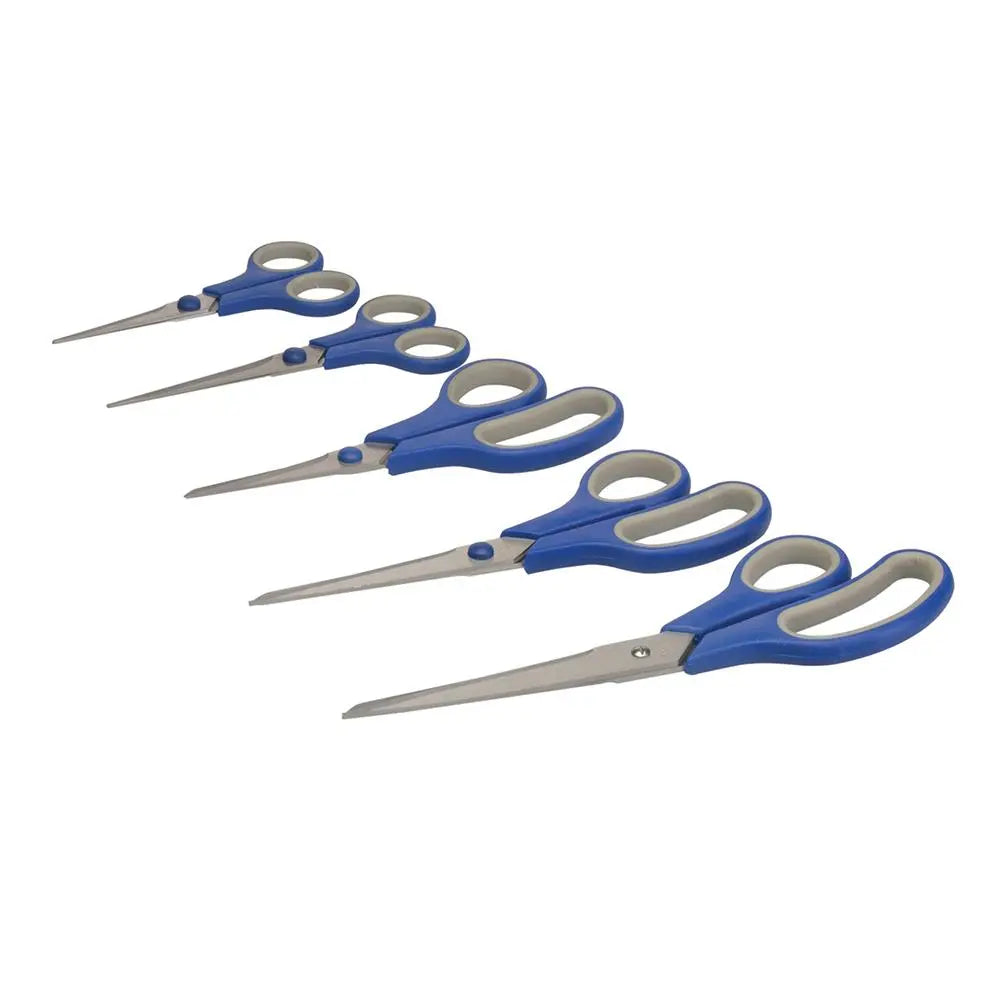 Silverline Scissors Set 5pce 595760  White Rose Tools
