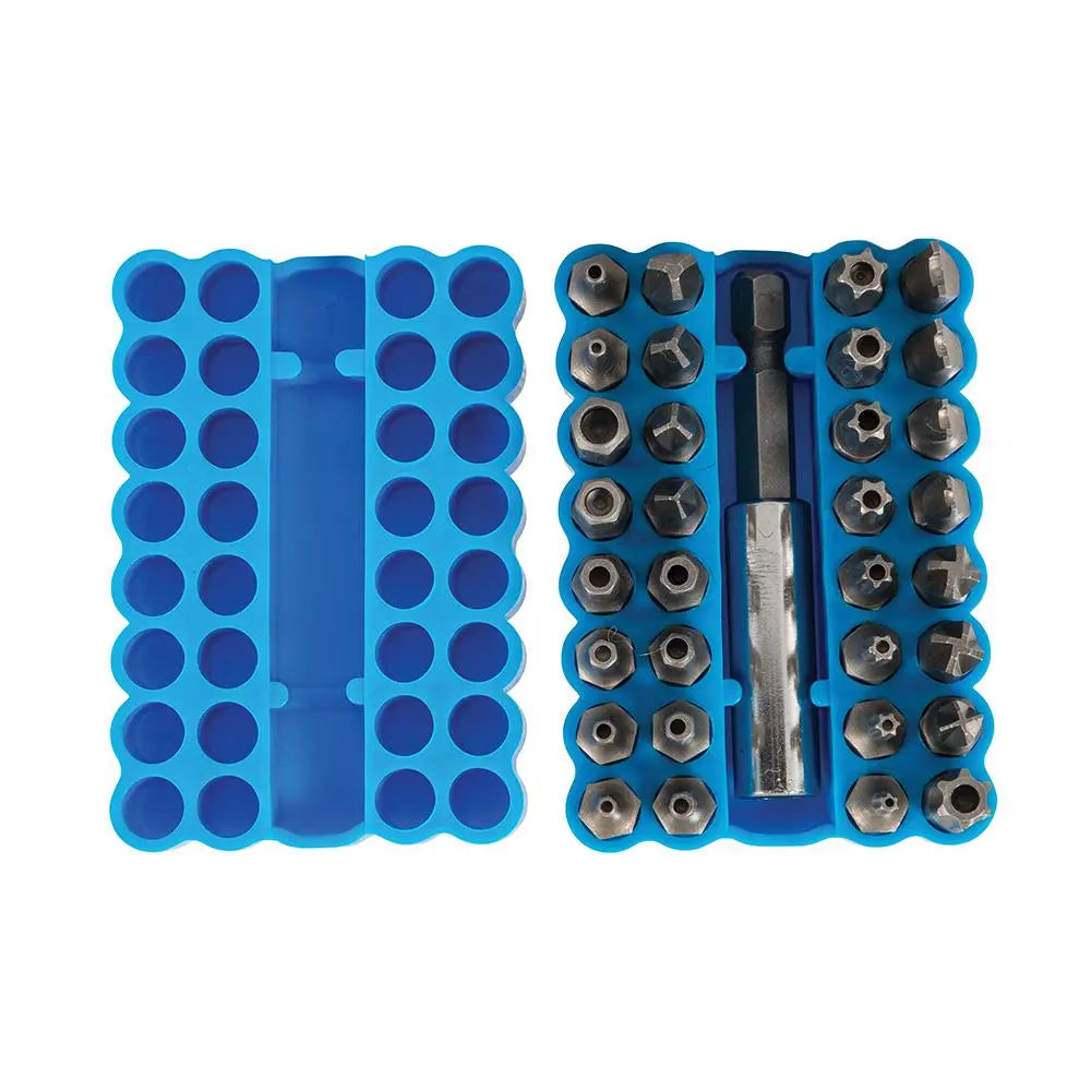 Silverline Security Bit Set 33pce 25mm 909353  White Rose Tools
