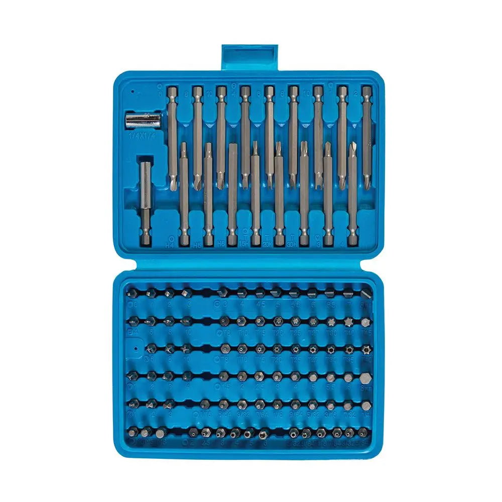 Silverline Security Bit Set 98pce 1/4" Hex 633662  White Rose Tools