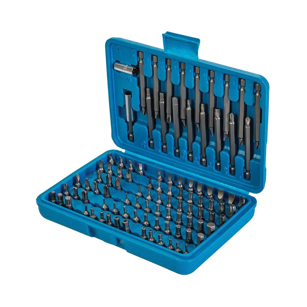 Silverline Security Bit Set 98pce 1/4" Hex 633662  White Rose Tools