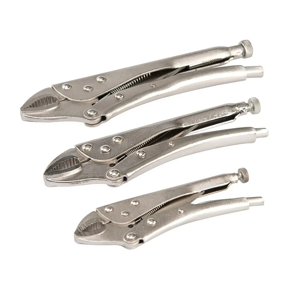 Silverline Self Locking Pliers Set 3pce PL109  White Rose Tools