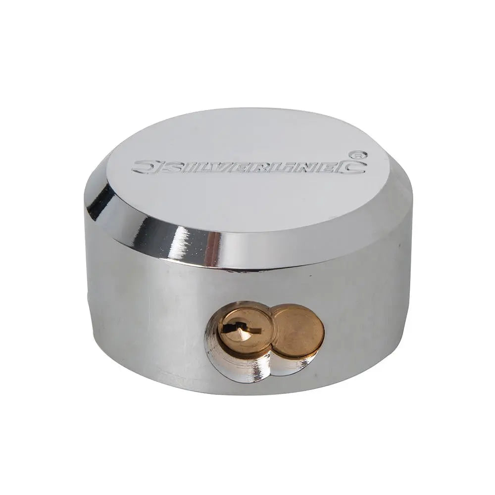 Silverline Shackleless Padlock Van Lock Replacement 73mm 277944  White Rose Tools