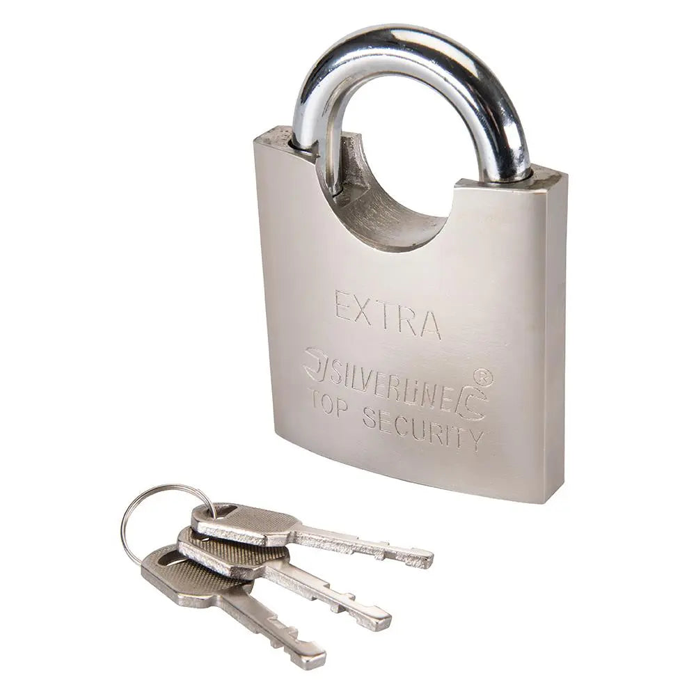Silverline Shrouded Padlock 70mm 260329  White Rose Tools