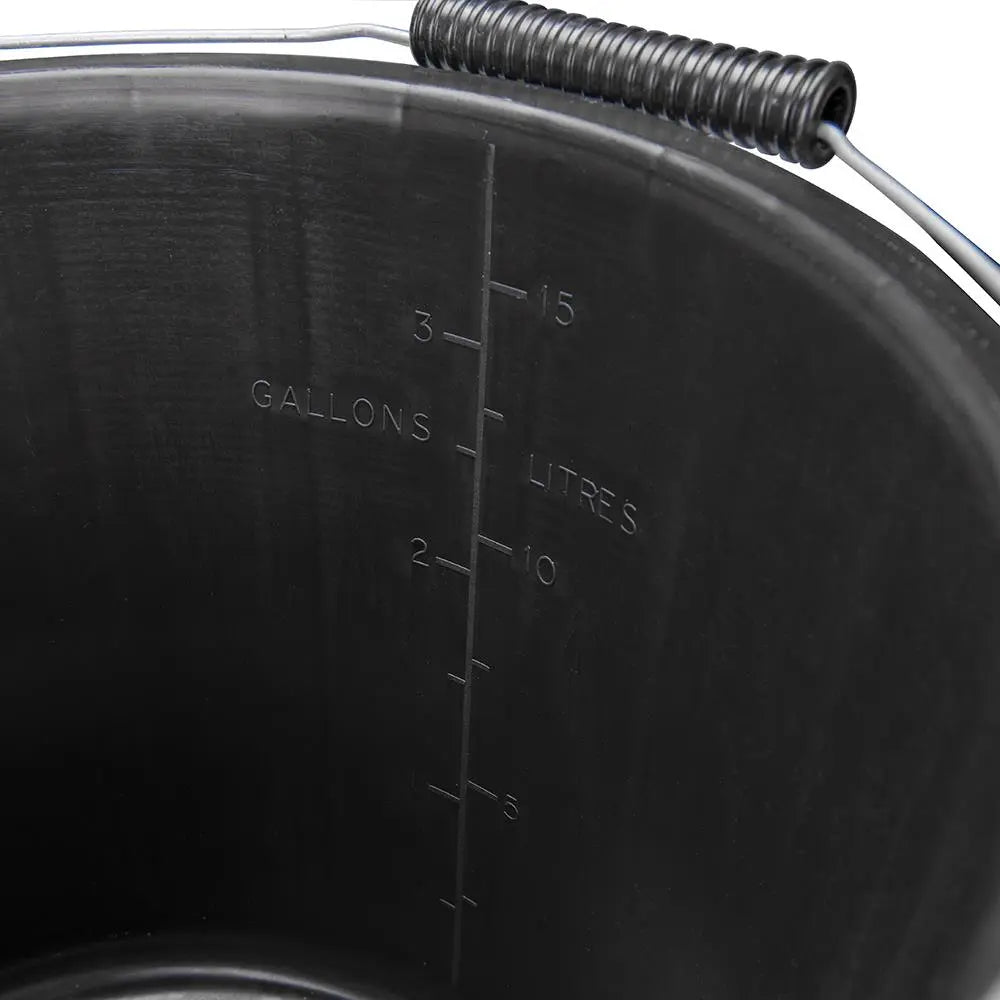 Silverline Site Ready Heavy Duty Builders Bucket 15Ltr 946851  White Rose Tools