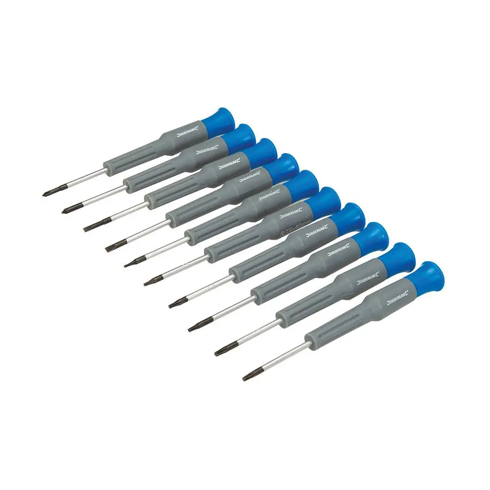Silverline Soft-Grip Screwdriver Set 18pce 633940  White Rose Tools