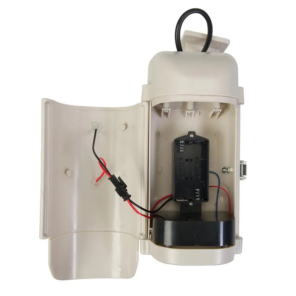 Silverline Solar-Powered Dummy CCTV Camera with LED 614458  White Rose Tools