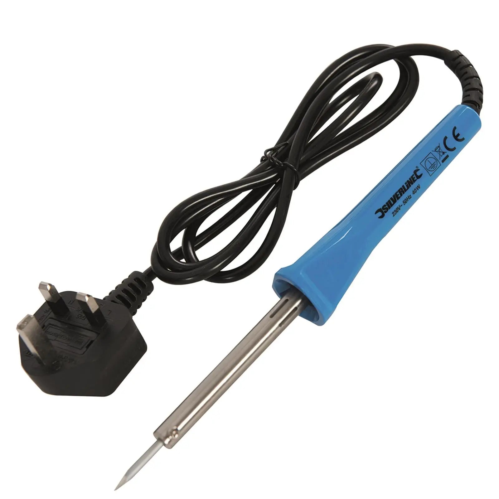 Silverline Soldering Iron 40W  White Rose Tools