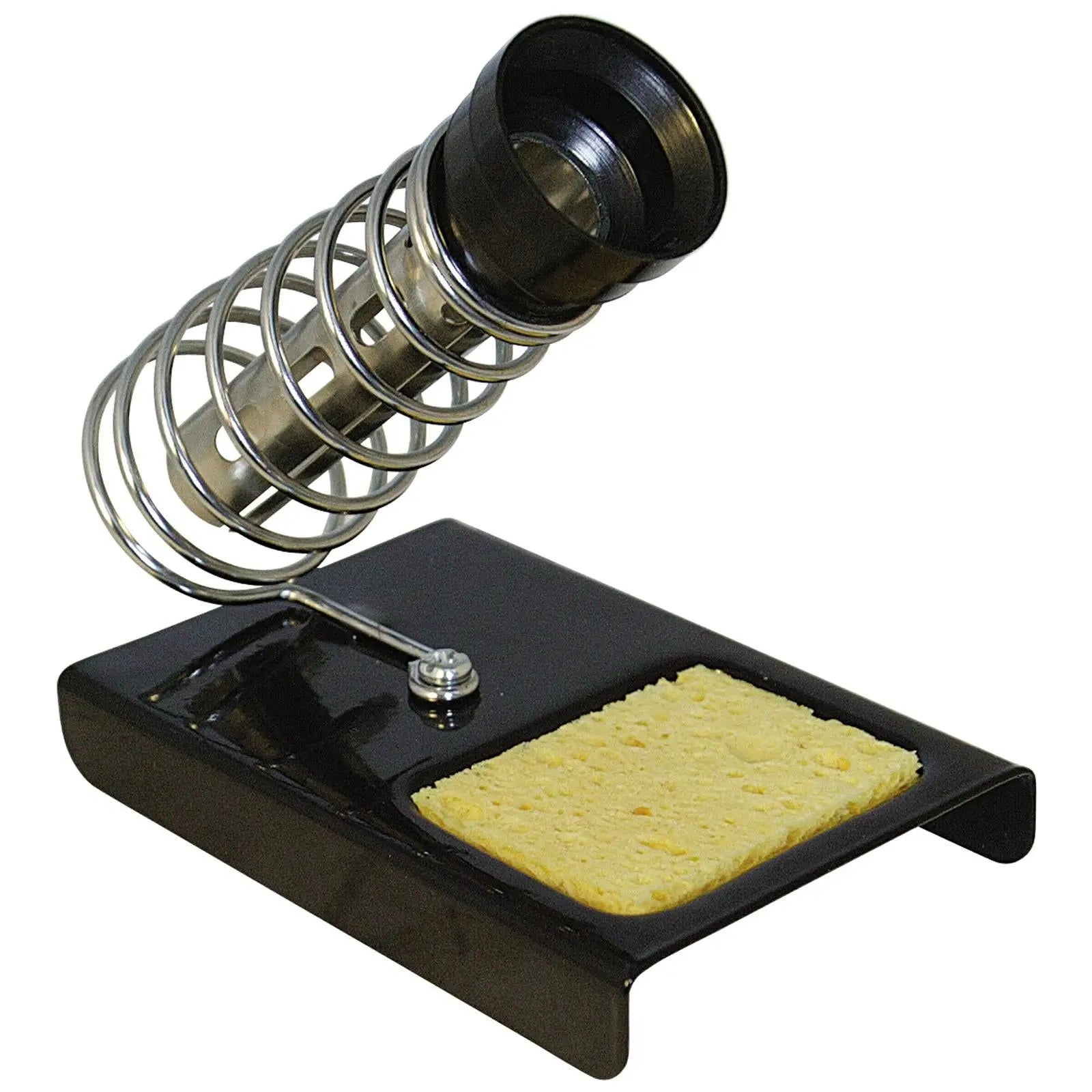 Silverline Soldering Iron Stand 85 x 125mm Spring Holder Cleaning Sponge 