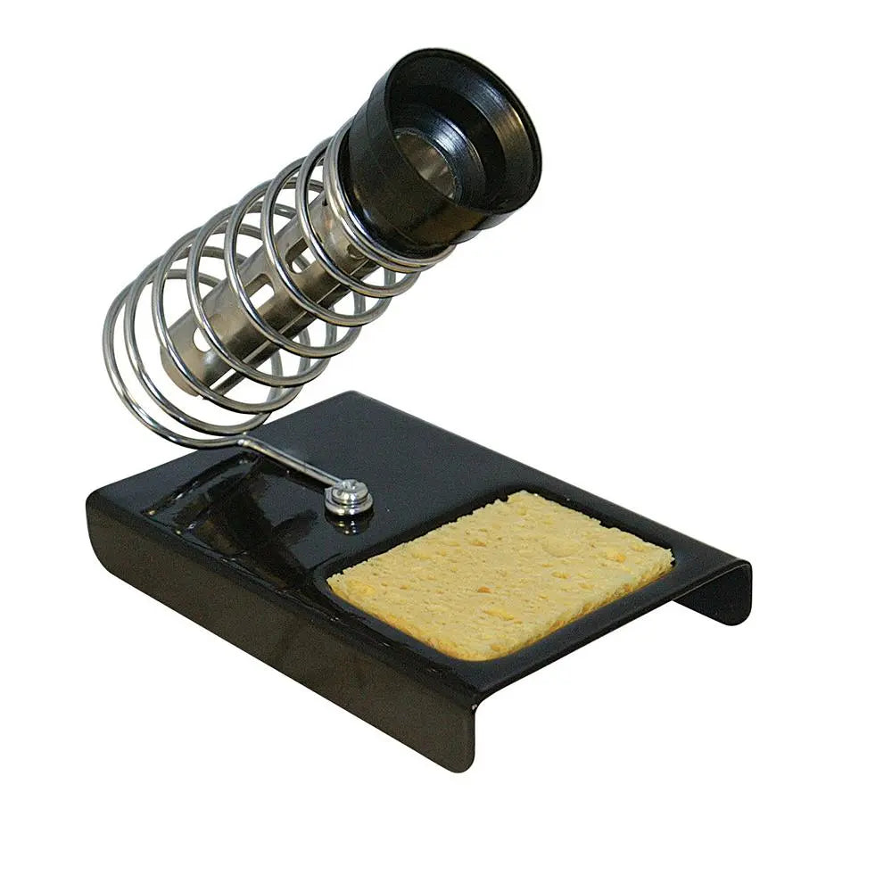 Silverline Soldering Iron Stand 85 x 125mm Spring Holder Cleaning Sponge 
