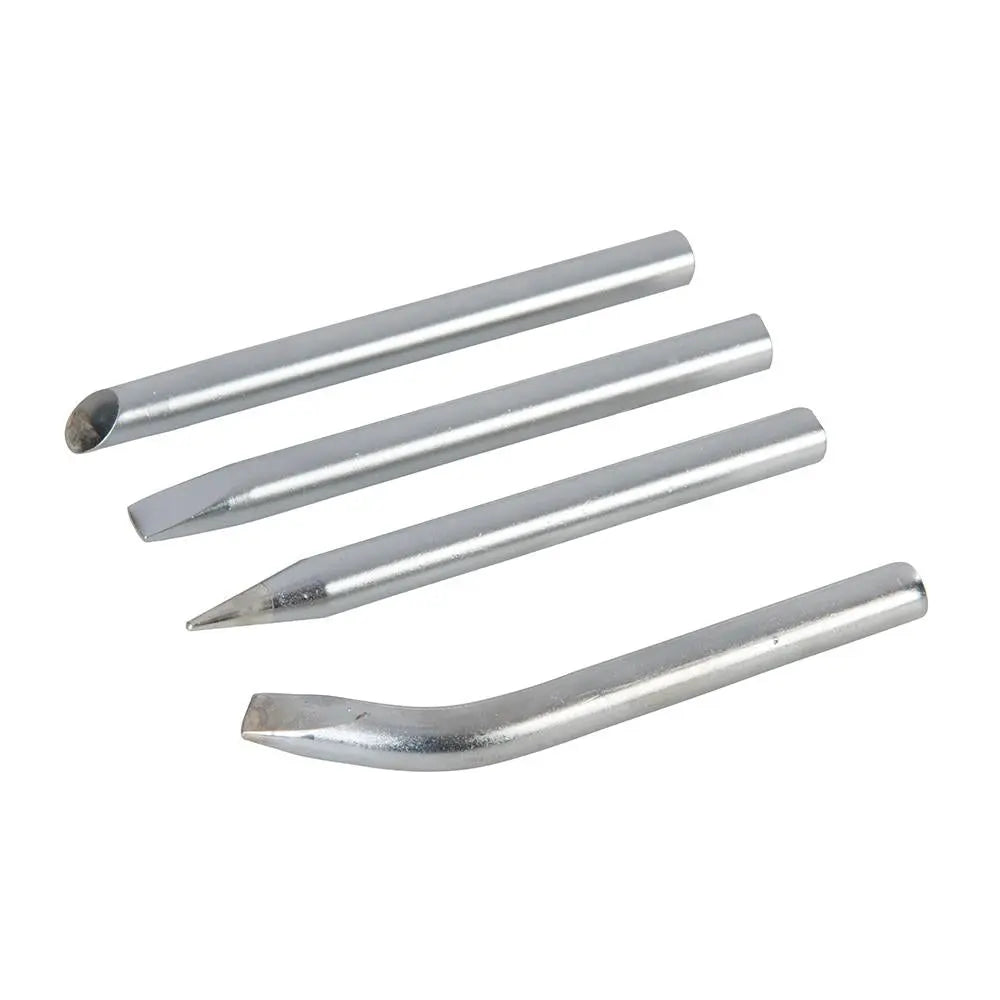 Silverline Soldering Iron Tips Set 4pce 100W 675250  White Rose Tools