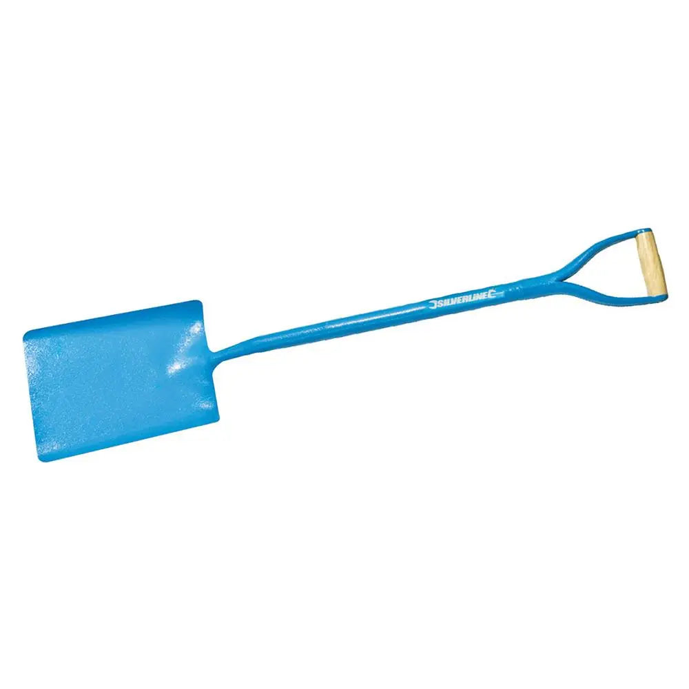 Silverline Solid Forged Square Mouth Shovel 1025mm 793741  White Rose Tools