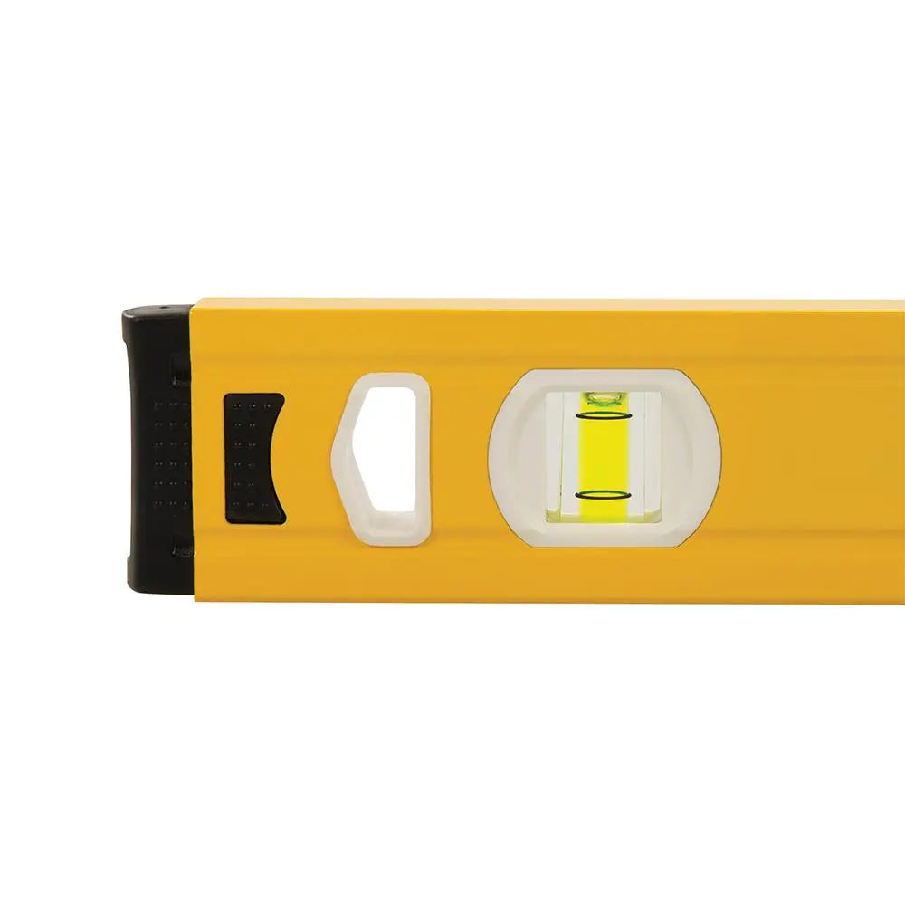 Silverline Spirit Level Powder Coated Aluminium 3 Vials - Choose Length  White Rose Tools