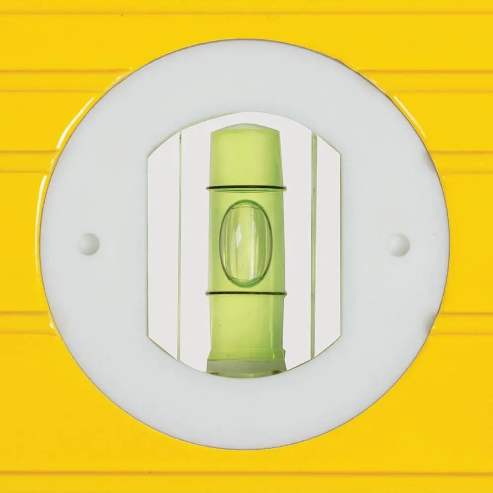 Silverline Spirit Level Powder Coated Aluminium 3 Vials - Choose Length  White Rose Tools
