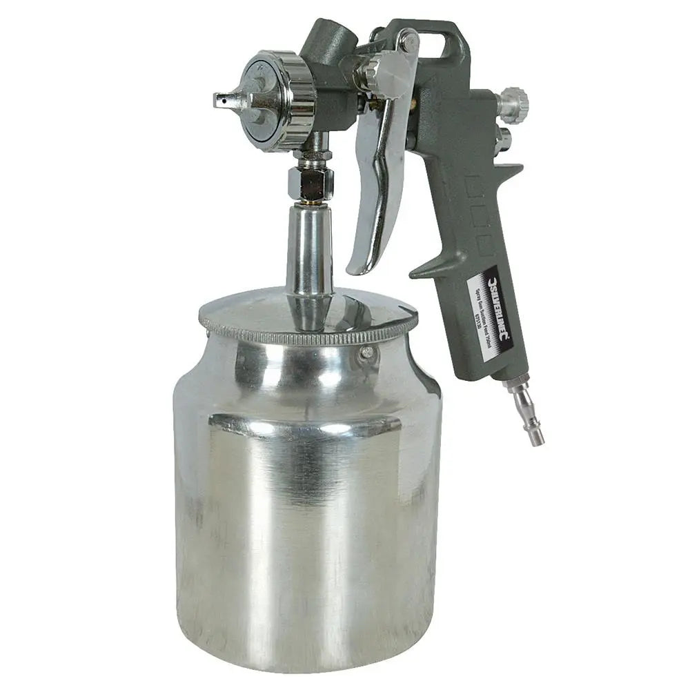Silverline Spray Gun Suction Feed 750ml 196536  White Rose Tools