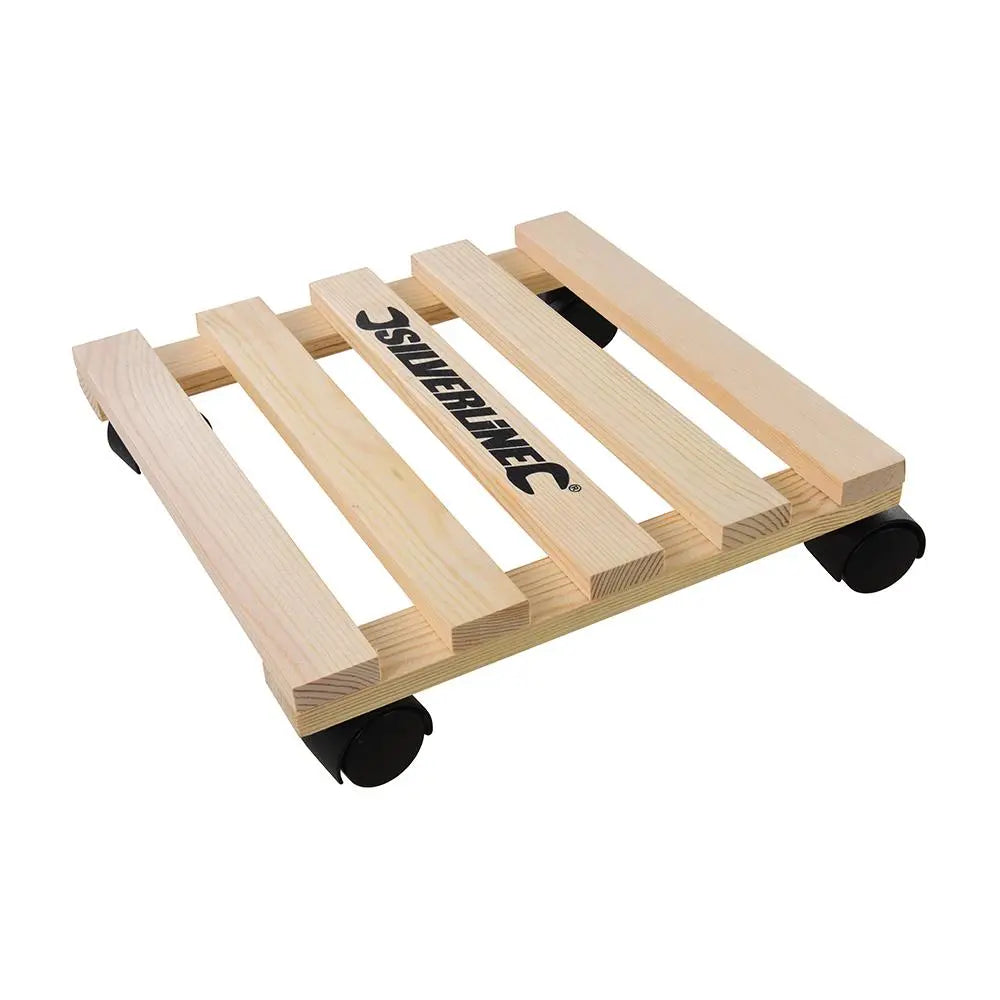 Silverline Square Pot Trolley 60kg 295928  White Rose Tools