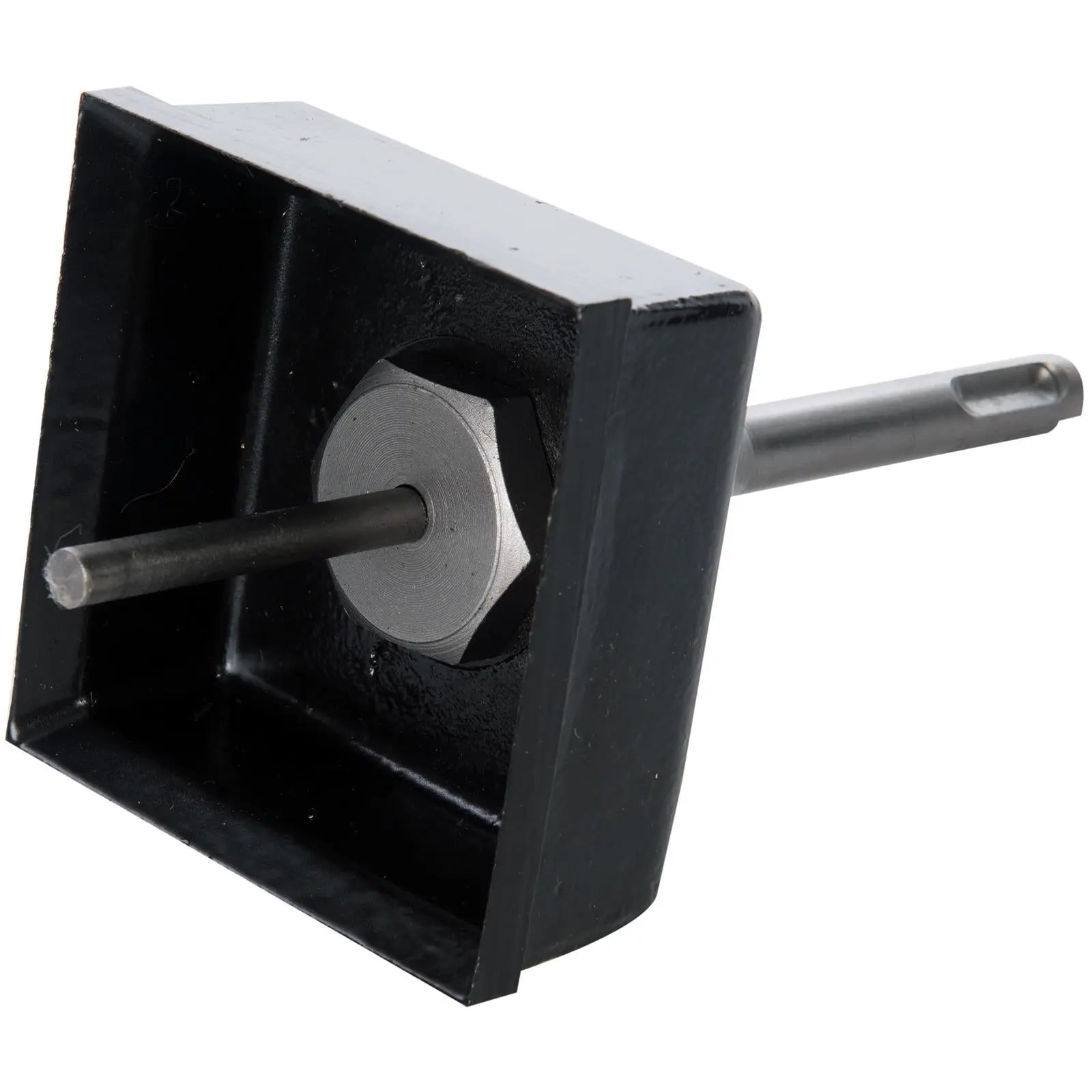 Silverline Square Single Plug Socket Box Cutter 77 x 77mm Masonry Back Box 