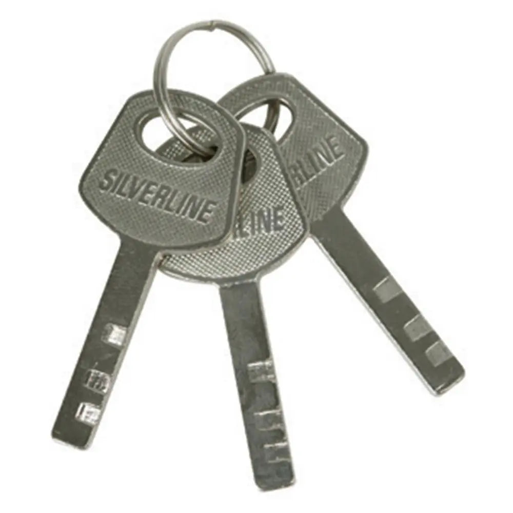 Silverline Steel Padlock 40mm 447136  White Rose Tools