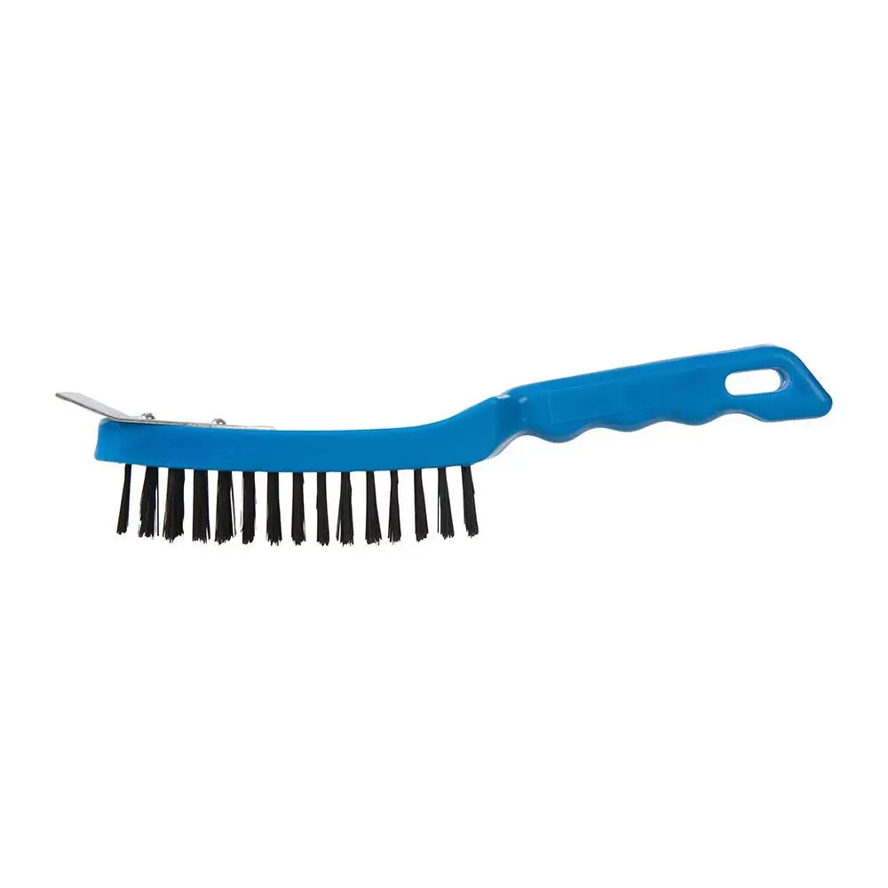 Silverline Steel Wire Brush 5 Row / Scraper 245007  White Rose Tools