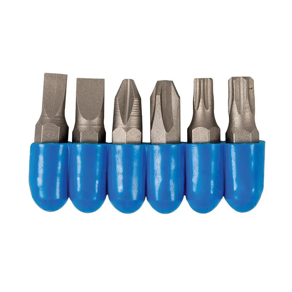 Silverline Stubby Ratchet Screwdriver Set 7pce 250488  White Rose Tools