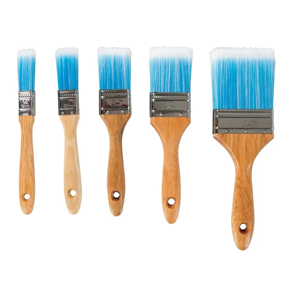 Silverline Synthetic Brush Set 5 Pieces 19mm-75mm 