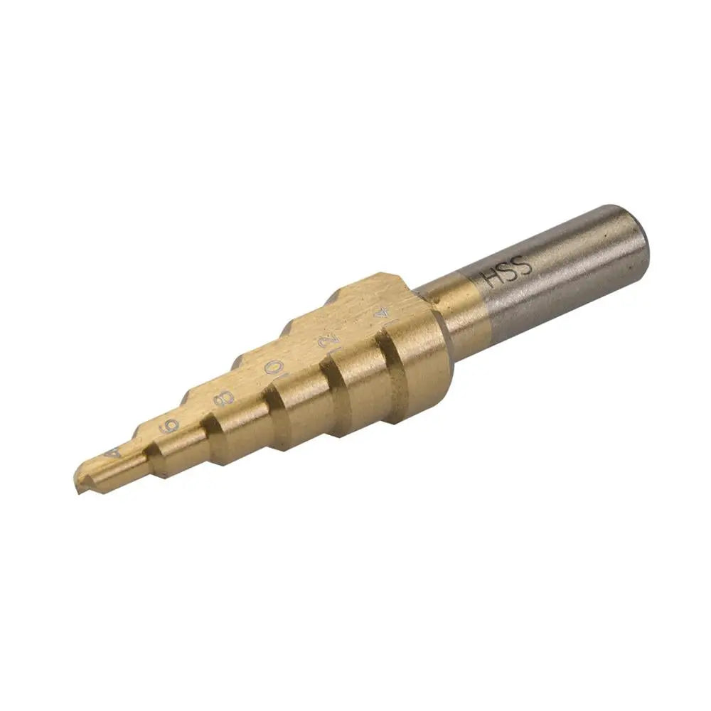 Silverline Titanium-Plated HSS Step Drill 