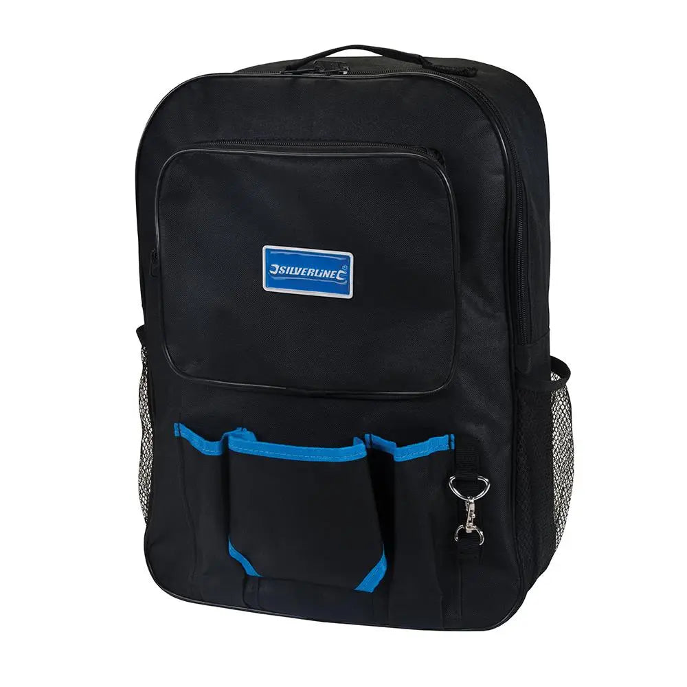 Silverline Tool Backpack 480 x 130 400mm 228553  White Rose Tools