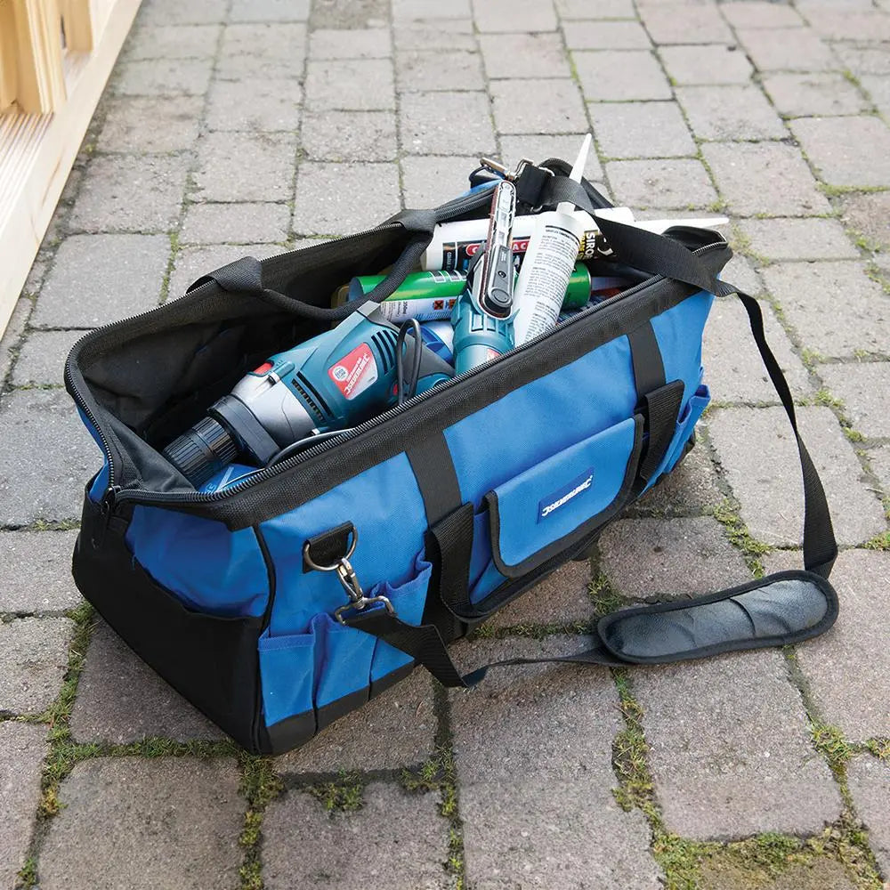 Silverline Tool Bag Hard Base 600 x 280 260mm 263598  White Rose Tools