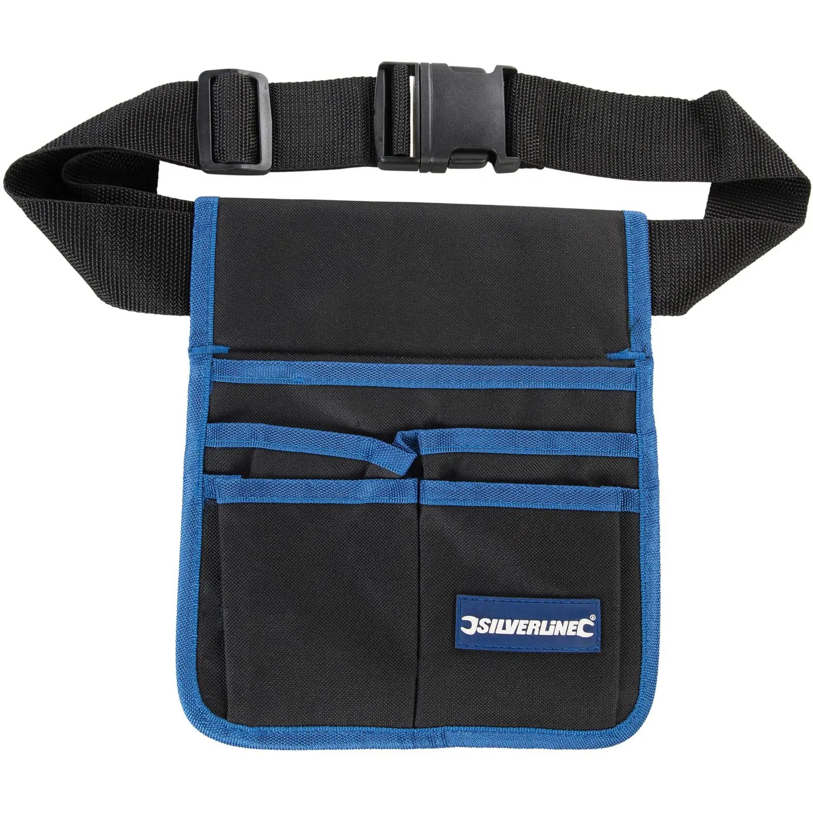 Silverline Tool Storage Pouch Belt 5 Pocket 220 x 260 mm 
