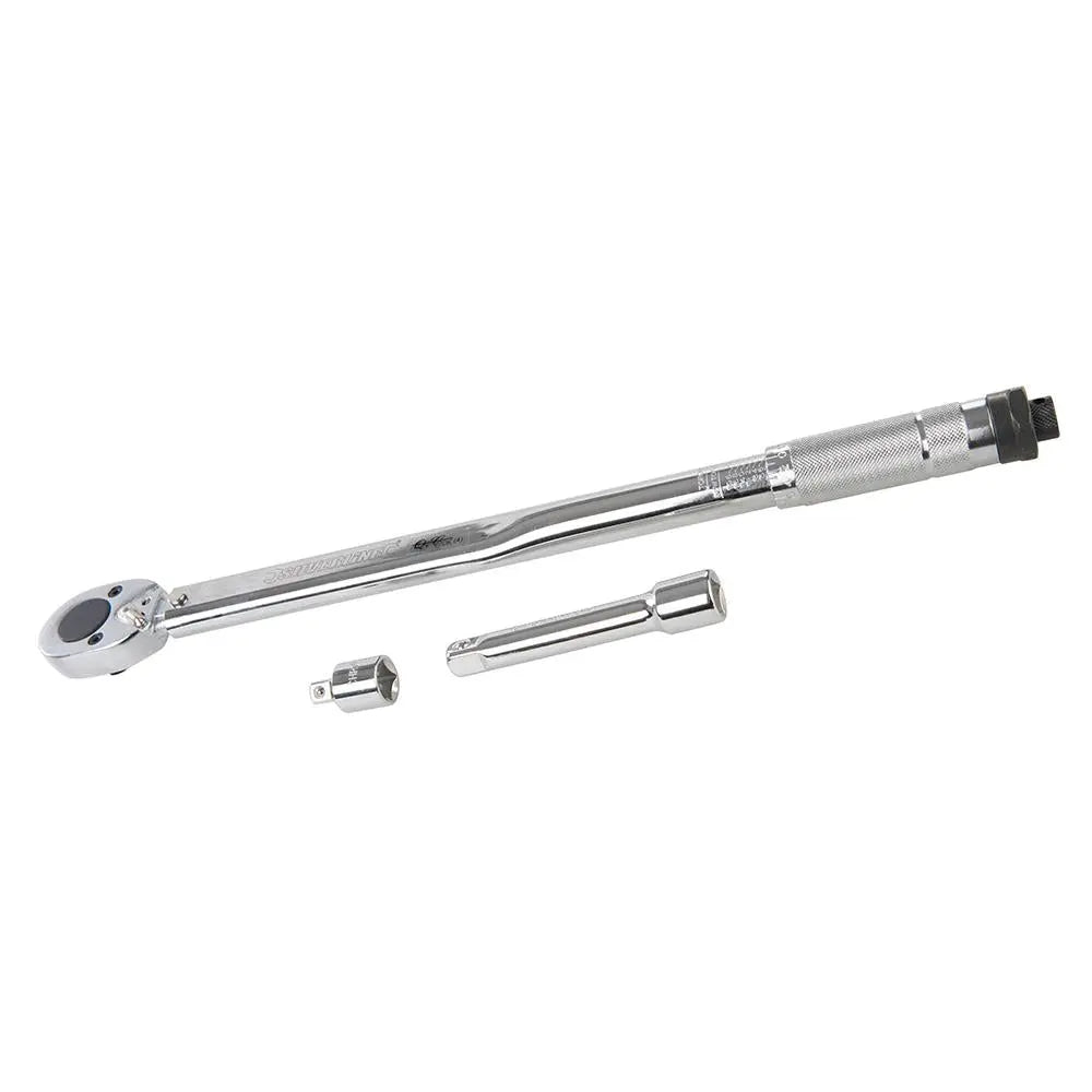 Silverline Torque Wrench 28 - 210Nm 1/2" Drive 633567  White Rose Tools