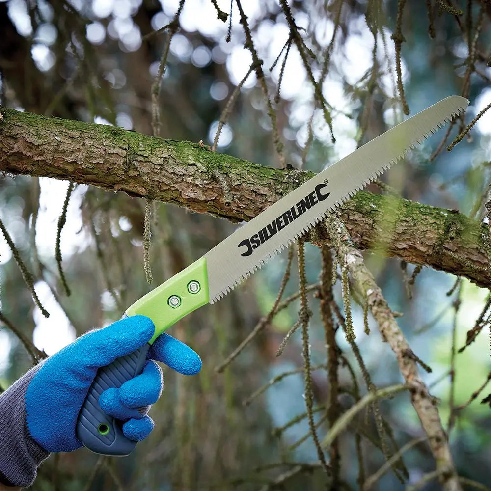 Silverline Tri Cut Folding Saw Pruning Saw Gardening  Super Sharp 