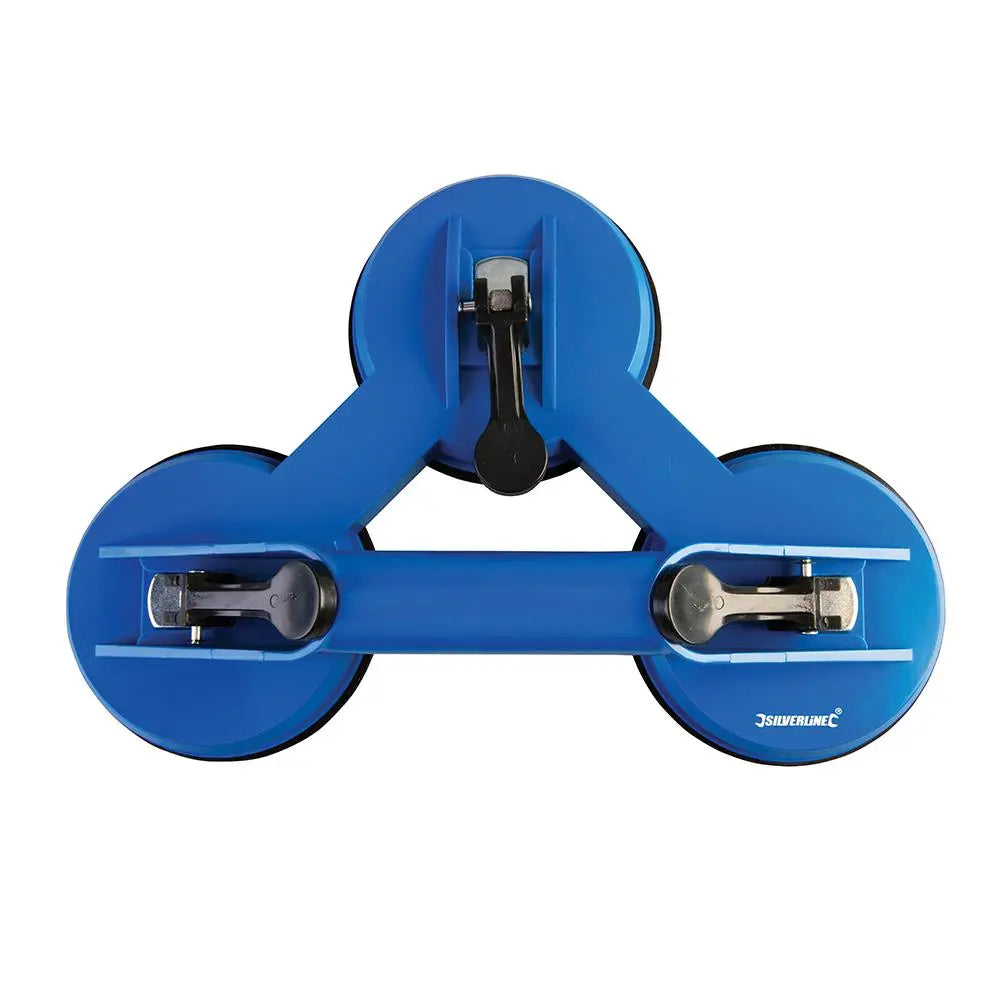 Silverline Triple Suction Pad 100kg 868582  White Rose Tools