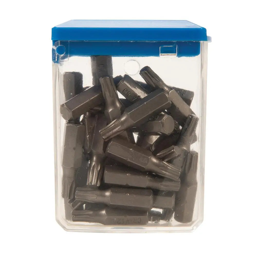Silverline Trx Cr-V 6150 Screwdriver Bits 30pk T25 766305  White Rose Tools