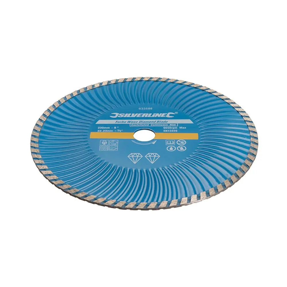 Silverline Turbo Wave Diamond Blade  White Rose Tools