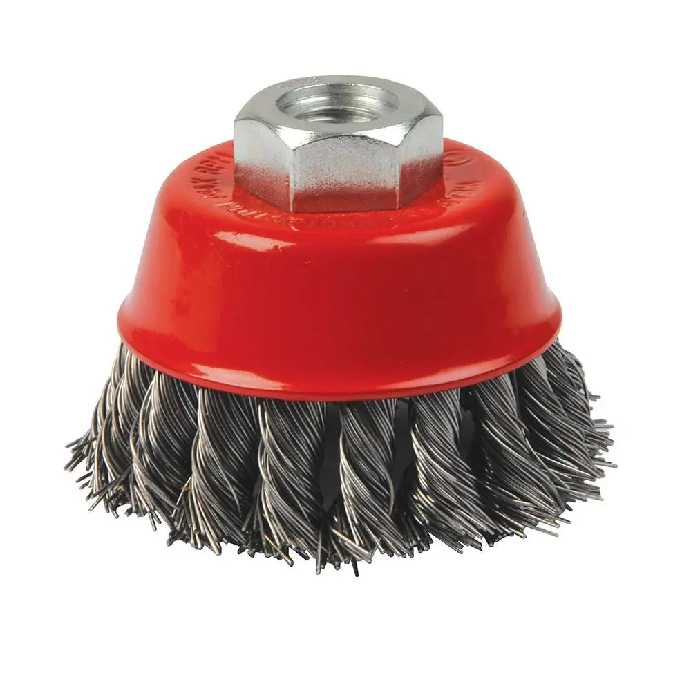 Silverline Twist-Knot Bowl Cup Brushes  White Rose Tools