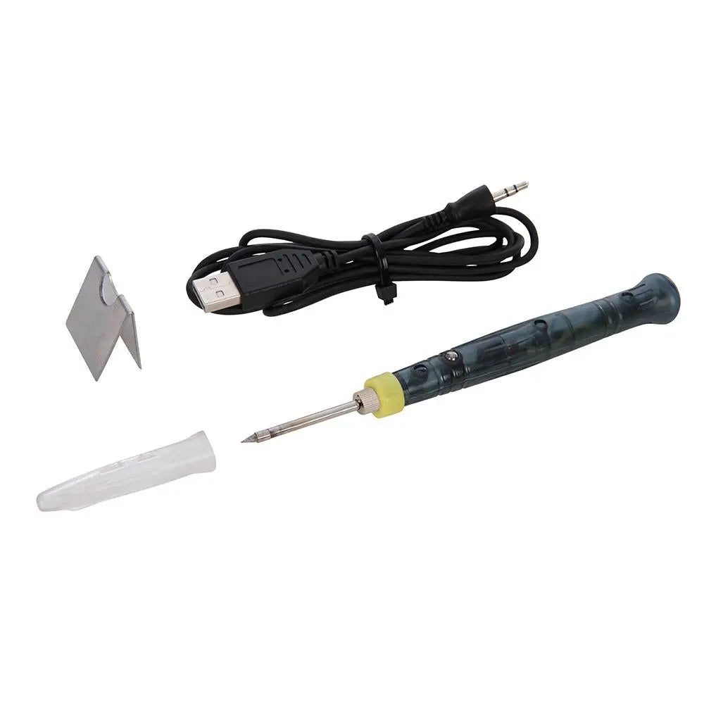 Silverline USB Soldering Iron 8W  White Rose Tools