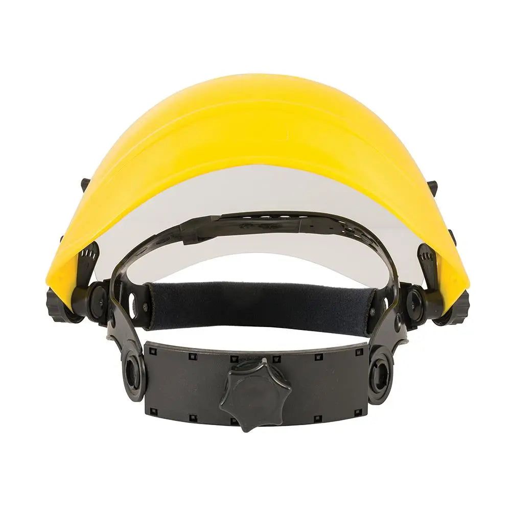 Silverline Visor Face Shield With Ratchet Adjustment Resistant Helmet 