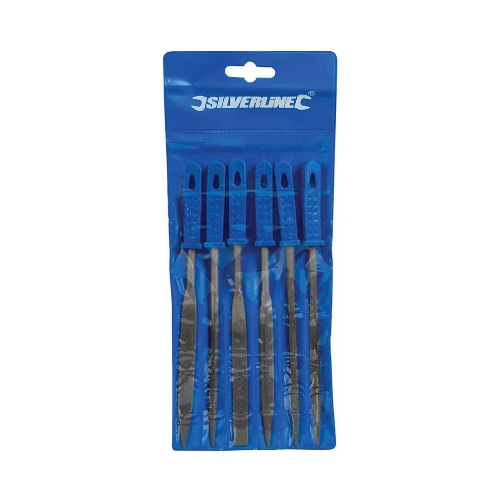 Silverline Warding File Set 6pce MS102  White Rose Tools