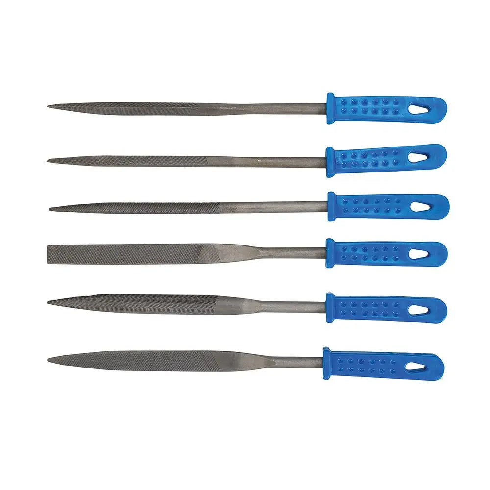 Silverline Warding File Set 6pce MS102  White Rose Tools
